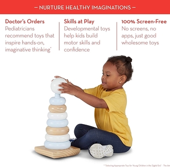 Деревянная пирамидка Melissa&Doug (MD30540) - Pampik - 4