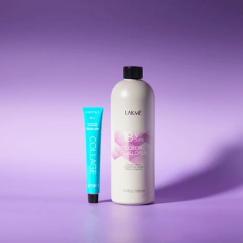 Корректирующая крем-краска для волос Lakme Collage Mix Tones оттенок 0/07 серебро, 60 мл - Pampik - 9