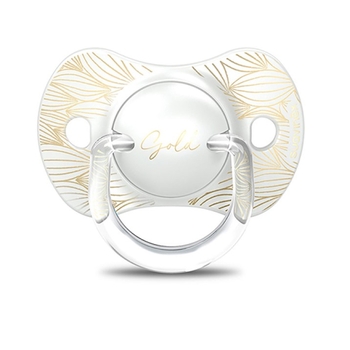 Пустушка фізіологічна Suavinex Gold Edition, 0-6 міс., біла (307857) - Pampik