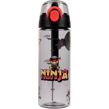 Бутылка для воды Yes Ninja, 620 мл, серый (707949) - Pampik
