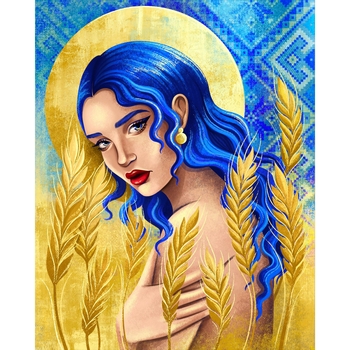 Алмазная мозаика Santi Украинка, 40х50 см (954388) - Pampik