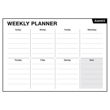 Планер настінний Axent на тиждень А3 (9620-A) - Pampik - 2