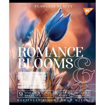 Набір зошитів Yes Romance Blooms, A5, в лінію, 48 аркушів, 10 шт. (766460) - Pampik - 2