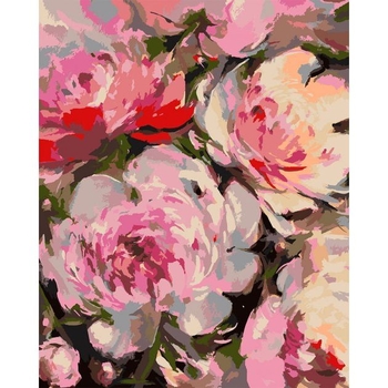 Картина за номерами Santi Ніжні півонії, 40х50 см (954381) - Pampik
