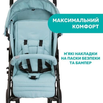 Прогулянкова коляска Chicco Liteway 4, блакитна (79892.13) - Pampik - 7