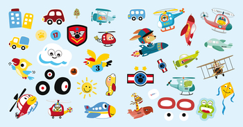 Раскраска Кристал Бук Самолеты и вертолеты, с аликациями и заданиями, 40 наклеек, 16 страниц (F00025565) - Pampik - 4