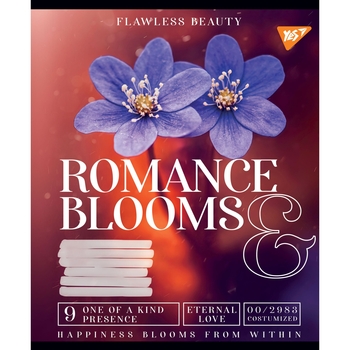 Зошит загальний Yes Romance Blooms, А5, в лінію, 18 аркушів (766354) - Pampik - 4