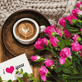 Набор для росписи по номерам Ідейка Лучшее утро, 40х40 см (KHO3205) - Pampik