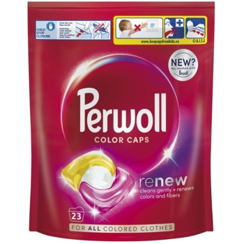 Капсулы для деликатной стирки Perwoll Renew для цветных вещей, 23 шт. - Pampik