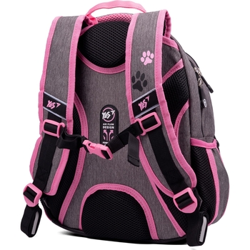 Рюкзак Yes S-83 You`re beautiful, серый с розовым (553144) - Pampik - 4