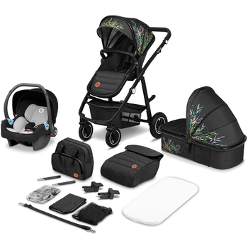 Коляска 3 в 1 Lionelo Amber Dreamin, чорна - Pampik - 13