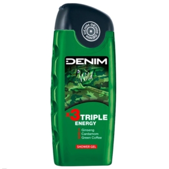 Гель для душу Denim Wild Потрійна енергія, 250 мл - Pampik