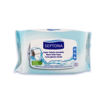 Влажная туалетная бумага Septona Speed Clean, 60 шт. - Pampik
