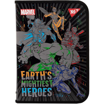 Папка факультативна Yes Marvel Avengers, A4, на блискавці (491972) - Pampik