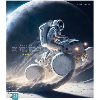 Тетрадь общая Школярик Open space, в линейку, 48 листов, УФ-лак, 10 шт. (048-3259L) - Pampik