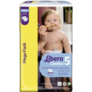 Подгузники на липучках Libero Comfort 5 (10-14 кг), 76 шт. - Pampik - 2