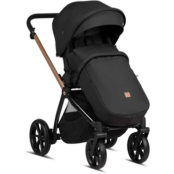 Коляска Tutis Mio Plus Thermo Black Edition Rose Gold, универсальная 2 в 1, черная (1352292) - Pampik - 4