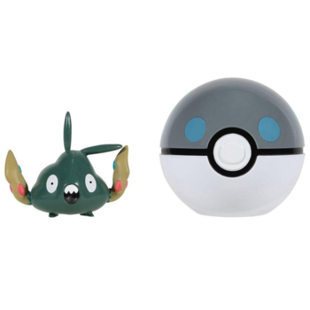 Ігровий набір Pokemon W15 Clip N Go Trabbish + Heavy Ball (PKW3140) - Pampik