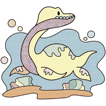 Водяні розмальовки Талант Динозаври (8w-dino) - Pampik - 4