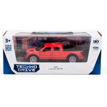 Автомодель TechnoDrive Ford F-150 SVT Raptor оранжевая (250262) - Pampik - 11