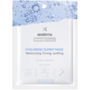 Зволожуюча альгінатна маска для обличчя Sesderma Beauty Treats Hyaluronic Gummy Mask 55 г - Pampik