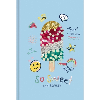 Зошит для записів MonAmi, A5, у клітинку, 80 арк., блакитний (A5-IC-080-7011K) - Pampik