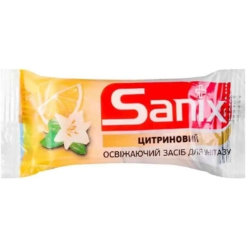Освежающее средство для унитазов Sanix Цитриновый, запаска, 35 г - Pampik
