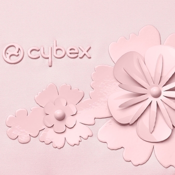 Чехол для ног Cybex Platinum Simply Flowers Pink (522000051) - Pampik - 2