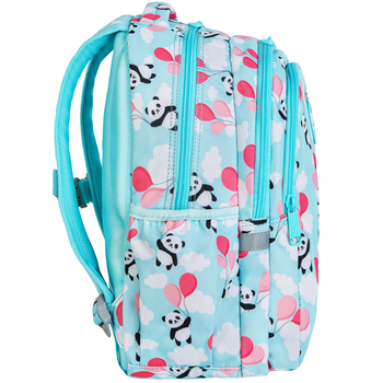 Рюкзак CoolPack Joy S Panda Balloons, 21 л, 39х28х17 см, S, блакитний (E48548) - Pampik - 2