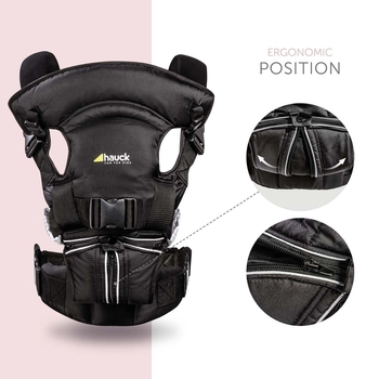 Рюкзак-кенгуру Hauck 4 Way Carrier Black, чорний (58102-5) - Pampik - 5