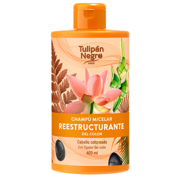 Шампунь Tulipan Negro мицеллярный, реструктурирующий, 400 мл - Pampik