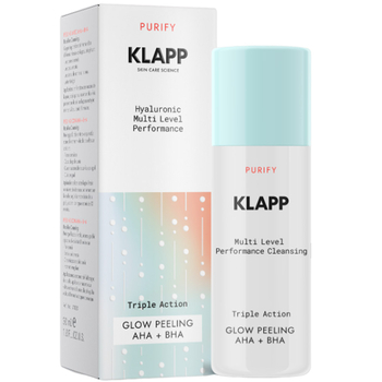 Комплексний пілінг Klapp Multi Level Performance Purify Triple Action Glow Peeling With AHA + BHA для сяяння шкіри 30 мл - Pampik - 2
