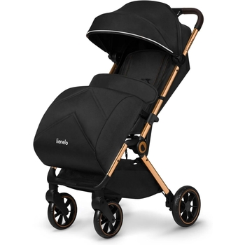 Прогулянкова коляска Lionelo Cloe Black Onyx, чорна (LO-CLOE BLACK ONYX) - Pampik - 3