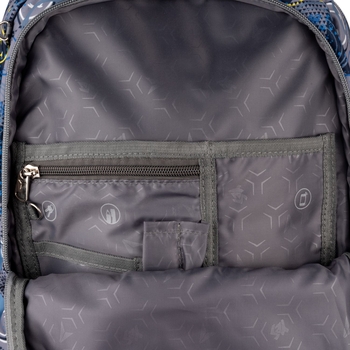 Рюкзак Yes TS-43 Smiley World, серый с голубым (559540) - Pampik - 14