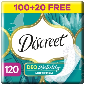 Щоденні прокладки Discreet Deo Waterlily, 120 шт. - Pampik