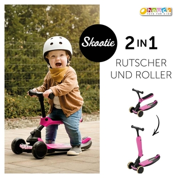 Самокат-велобег Hauck Skootie Neon Pink, розовый (85204-4) - Pampik - 7