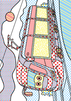Чарівна водна розмальовка Кристал Бук Міський транспорт, 8 сторінок (F00025051) - Pampik - 2