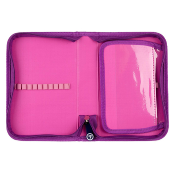 Пенал жесткий Yes HP-03 Origami Doves, 13х21х3 см, фиолетовый (533412) - Pampik - 3