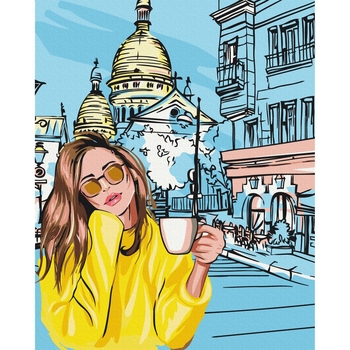 Картина за номерами ZiBi Patriot Kids Line Кава вдома 40х50 см (ZB.64096) - Pampik