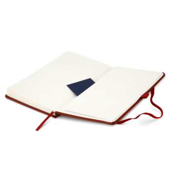 Книга записная Axent Partner Lux, A5, в клеточку, 96 листов, бордовая (8202-05-A) - Pampik - 5