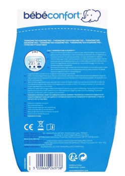 Термометр та гігрометр Bebe Confort Thermometer and Hygrometer, білий (32000269) - Pampik - 3
