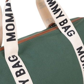 Сумка Childhome Mommy bag Signature - Canvas Green, зелений (CWMBBSCGR) - Pampik - 7