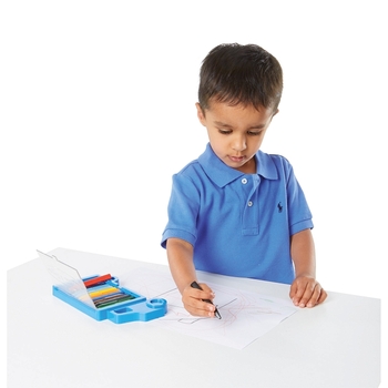 Мел полимерный Melissa&Doug Машина, 12 штук (MD4159) - Pampik - 4