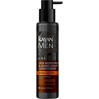 Бальзам для лица и бороды увлажняющий Kayan Professional Men Skin Moisturizing Face & Beard 100 мл - Pampik