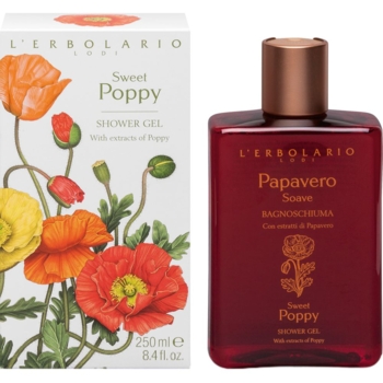 Пена для ванны и душа L'Erbolario Bagnoschiuma Papavero Soave Сладкий мак 250 мл - Pampik