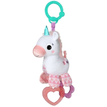 Підвіска-брязкальце Bright Starts Sparkle & Shine Unicorn On-the-Go Toy (11122) - Pampik