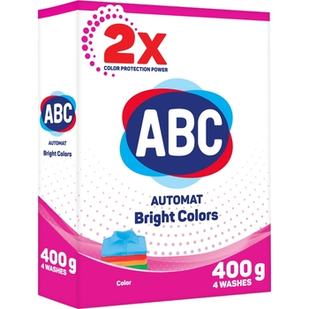 Пральний порошок АВС Колор для кольорових речей автомат 400 г - Pampik