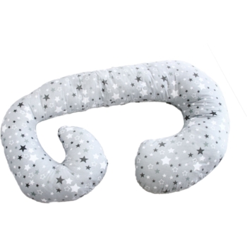 Подушка для вагітних LightHouse Baby Seashell, 340х30 см, сірий (602145) - Pampik