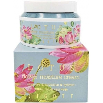 Крем для обличчя Jigott Lotus Flower Moisture Cream Лотос, 100 мл - Pampik - 2