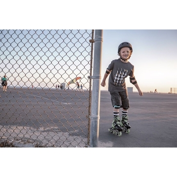 Роликовые коньки Neon Inline размер 30-33 зеленый (NT07G4) - Pampik - 10